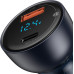 Baseus CCKX-C0G Particular Nabíječka do Auta Digital Display 2xUSB 65W Gray