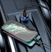 Baseus CCKX-C0G Particular Nabíječka do Auta Digital Display 2xUSB 65W Gray