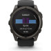 Garmin fenix 8 51mm Solar AMOLED Sapphire Carbon Gray DLC Titanium with Black/Pebble Gray Silicone Band