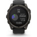 Garmin fenix 8 51mm Solar AMOLED Sapphire Carbon Gray DLC Titanium with Black/Pebble Gray Silicone Band