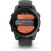 Garmin fenix E 47 mm AMOLED Slate Gray Steel with Black Silicone Band