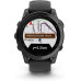 Garmin fenix E 47 mm AMOLED Slate Gray Steel with Black Silicone Band