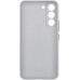 Samsung Kožený Kryt pro Galaxy S22 Light Gray