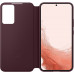 Samsung Clear View Cover pro Galaxy S22+ Burgundy