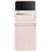 Samsung Kožený Kryt pro Galaxy Z Flip4 Peach