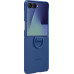 Samsung Silikonový Kryt s Kroužkem pro Galaxy Z Flip7 Blue