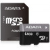 ADATA Premier microSDXC UHS-I Class10 64GB + adaptér (EU Blister)