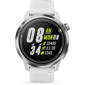 Coros Apex Premium MultiSport Watch 46mm White/Silver (Eco Box)
