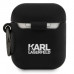 Karl Lagerfeld Rue St Guillaume Pouzdro pro Airpods 1/2 Black