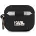 Karl Lagerfeld Karl Head Silikonové Pouzdro pro Airpods 3 Black