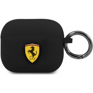 Ferrari Silikonové Pouzdro pro Airpods 3 Black