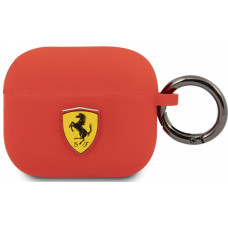 Ferrari Silikonové Pouzdro pro Airpods 3 Red