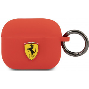 Ferrari Silikonové Pouzdro pro Airpods 3 Red