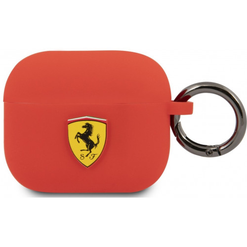 Ferrari Silikonové Pouzdro pro Airpods 3 Red