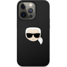 Karl Lagerfeld PU Leather Karl Head Kryt pro iPhone 13 Pro Max Black