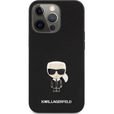 Karl Lagerfeld PU Saffiano Ikonik Kryt pro iPhone 13 Pro Max Black