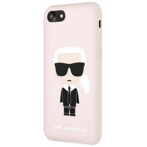 Karl Lagerfeld Full Body Silikonové Pouzdro pro iPhone 7 / 8 / SE (2020) Pink
