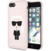 Karl Lagerfeld Full Body Silikonové Pouzdro pro iPhone 7 / 8 / SE (2020) / SE (2022) Pink