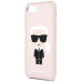 Karl Lagerfeld Full Body Silikonové Pouzdro pro iPhone 7 / 8 / SE (2020) / SE (2022) Pink