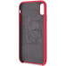 Karl Lagerfeld Full Body Iconic Silikonové Pouzdro pro iPhone Xr Red