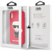 Karl Lagerfeld Full Body Iconic Silikonové Pouzdro pro iPhone Xr Red