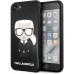 Karl Lagerfeld Iconic Full Body Glitter Pouzdro pro iPhone 7 / 8 / SE (2020) / SE (2022) Black