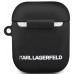 Karl Lagerfeld Silikonové Pouzdro pro Airpod 1/2 Black