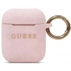 Guess Silikonové Pouzdro pro Airpods 1/2 Pink