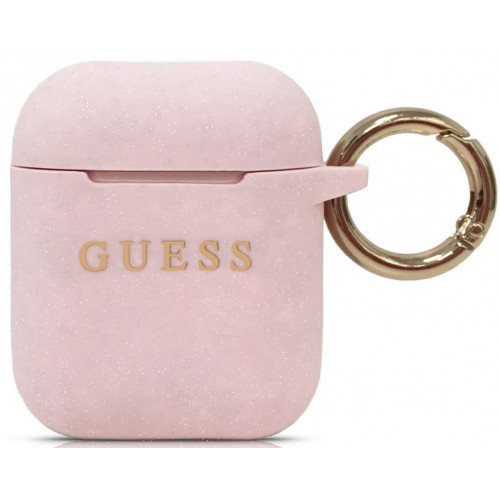 Guess Silikonové Pouzdro pro Airpods 1/2 Pink