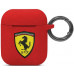 Ferrari Silikonové Pouzdro pro Airpods 1/2 Red