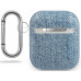 Guess Denim Triangle Pouzdro pro Airpods 1/2 Light Blue