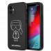 Karl Lagerfeld PU Embossed Kryt pro iPhone 12 mini White