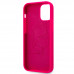 Karl Lagerfeld Iconic Outline Silikonový Kryt pro iPhone 12 mini Pink