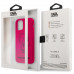 Karl Lagerfeld Iconic Outline Silikonový Kryt pro iPhone 12 mini Pink