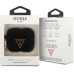 Guess Triangle Silikonové Pouzdro pro Airpods Pro Black