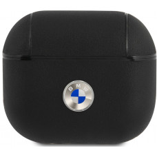 BMW Signature Kožené Pouzdro pro AirPods 3 Black