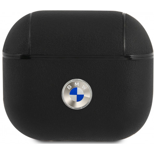 BMW Signature Kožené Pouzdro pro AirPods 3 Black