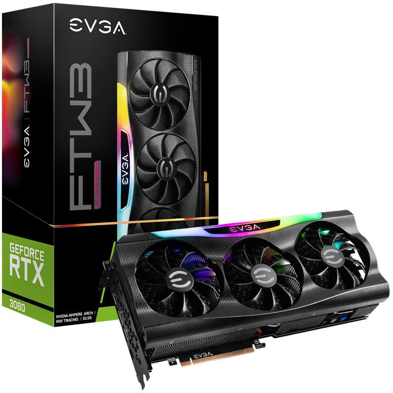 EVGA GeForce RTX 3080 FTW3 ULTRA GAMING (10G-P5-3897-KR) | iMobily.eu