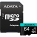 ADATA Premier Pro microSDXC UHS-I U3 Class 10 (V30S) 64GB + adaptér (EU Blister)