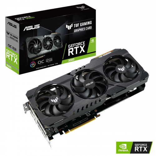 ASUS TUF Gaming GeForce RTX 3060 OC 12GB GDDR6 (TUF-RTX3060-O12G-GAMING)