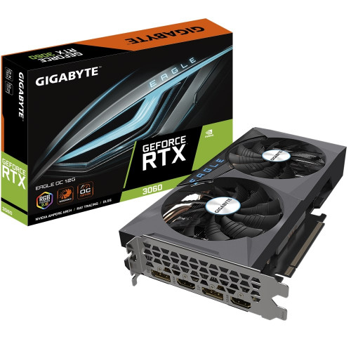 Gigabyte GeForce RTX 3060 OC 12GB GDDR6 (GV-N3060EAGLE OC-12GD)