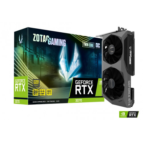 ZOTAC GAMING GeForce RTX 3070 Twin Edge OC 8GB GDDR6 (ZT-A30700H-10P)