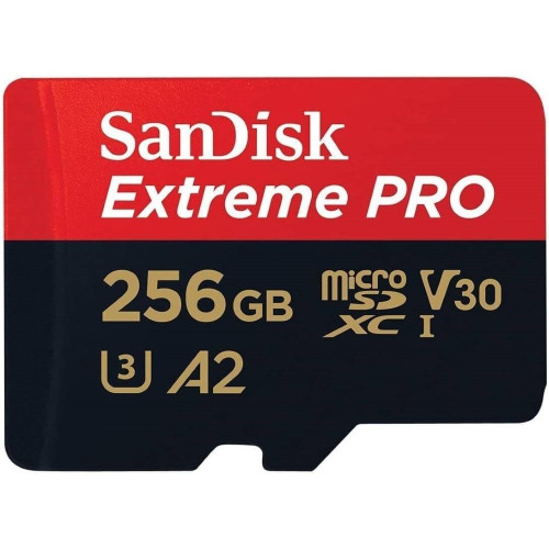 SanDisk Extreme PRO microSDXC UHS-I Card 256GB + Adaptér (EU Blister)