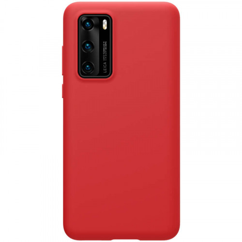 Nillkin Flex Pure Liquid Silikonové Pouzdro pro Huawei P40 Red