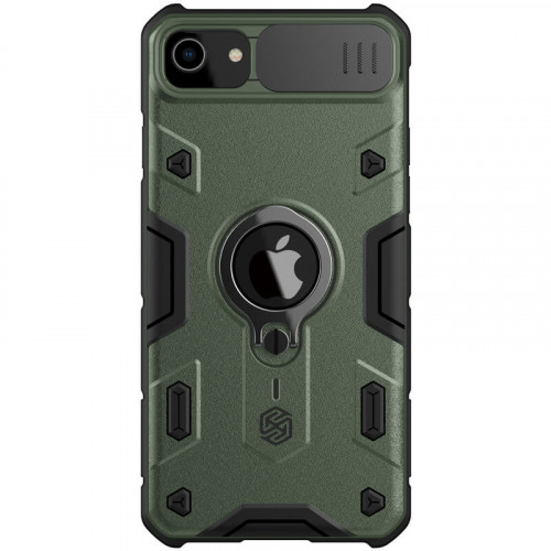 Nillkin CamShield Armor Zadní Kryt pro iPhone 7 / 8 / SE (2020) / SE (2022) Dark Green