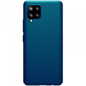 Nillkin Super Frosted Zadní Kryt pro Samsung Galaxy A42 Peacock Blue