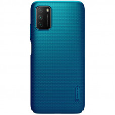 Nillkin Super Frosted Zadní Kryt pro Xiaomi POCO M3 Peacock Blue