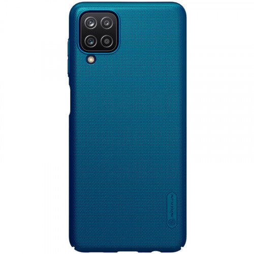 Nillkin Super Frosted Zadní Kryt pro Samsung Galaxy A12 Peacock Blue