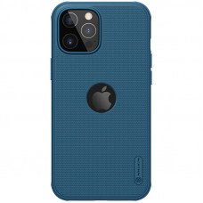 Nillkin Super Frosted PRO Magnetic Zadní Kryt pro iPhone 12 Pro Max Blue