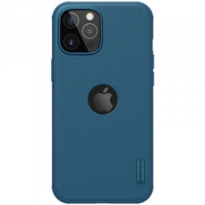 Nillkin Super Frosted PRO Magnetic Zadní Kryt pro iPhone 12 Pro Max Blue